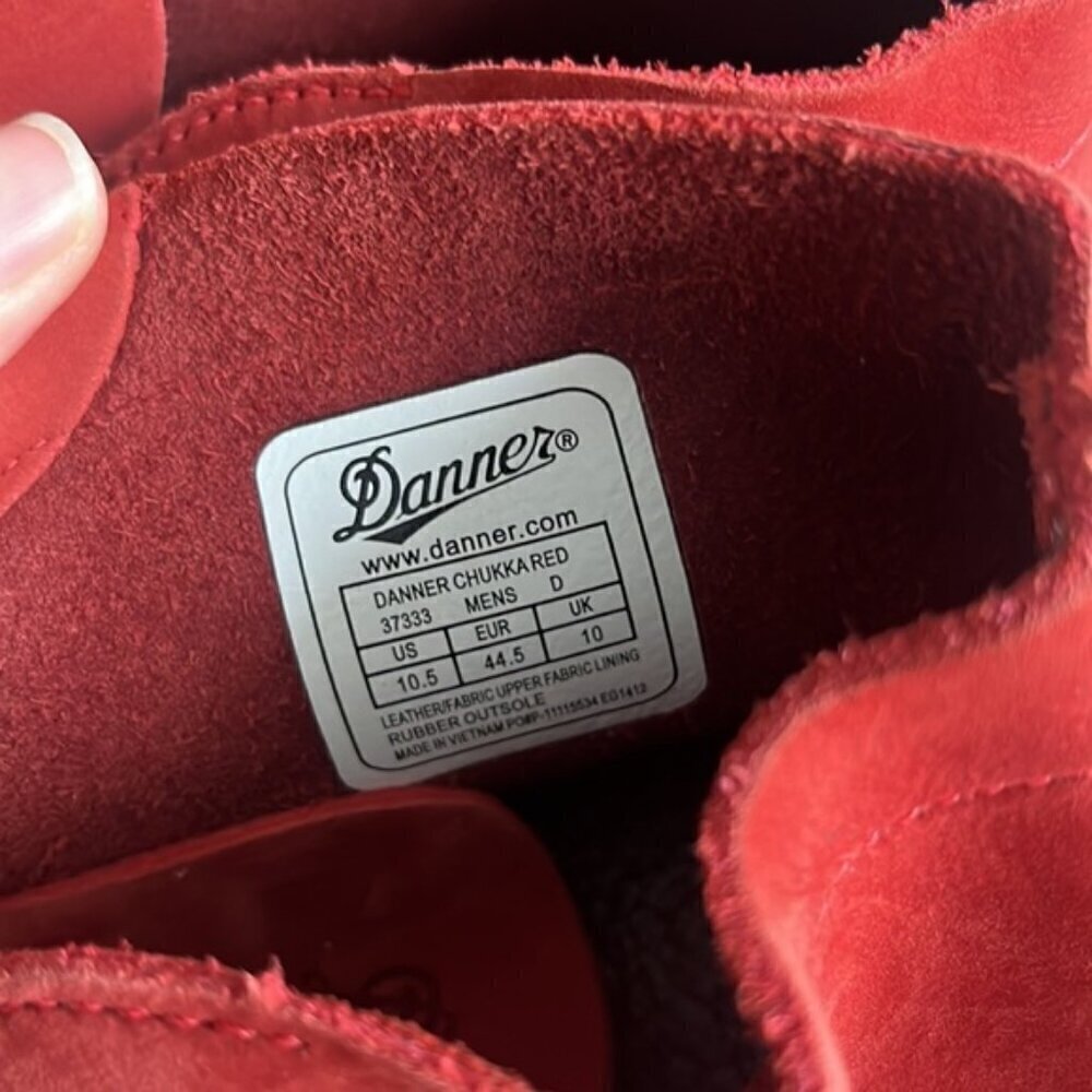 Men's Danner Chukka Lifestyle Boot Red Size 10.5 - Picture 5 of 8